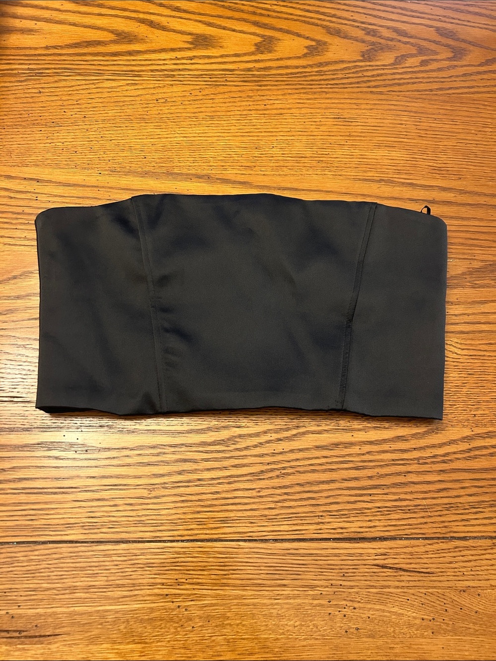 Zara Black Strapless Bandeau Crop Top/8